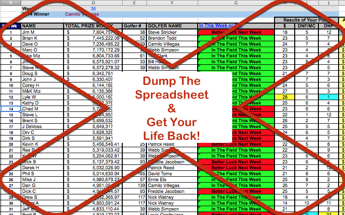 Dump The Spreadsheet
